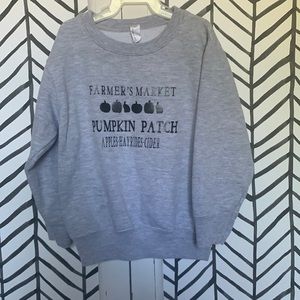Custom toddler pumpkin patch crewneck